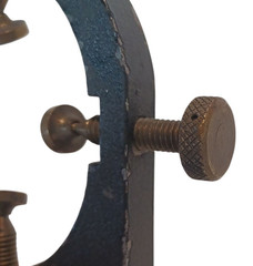 Vintage 4-Screw 4-Pin Metal Working Woodworking Centering Tool Lathe Steady Rest
