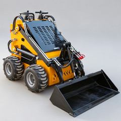 Free Ship MS380 Wheeled Mini Skid Steer Loader 23HP EPA Dual Pumps Gas Engine