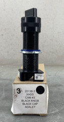 ADALET XHSS-CAM3 XP SELECTOR SWITCH CAM 3 3POS LONG BARREL BLACK KNOB CAP NEW