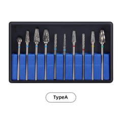 AZDENT Dental Lab Polishing Bur Drills Tungsten Steel Carbide Burs HP 2.35MM