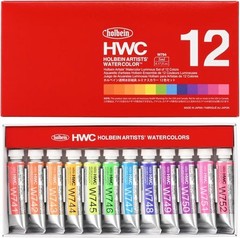 Holbein Luminous Transparent Watercolor No. 2 (5ml) Color W794 Set of 12 Colors