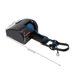 Boat Marine Electric Anchor Winch Boat Winch with Anchor Roller & Remote Control