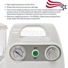 Portable Dental Suction Machine Oral Emergency Vacuum Phlegm Suction Unit ≤65dB