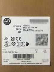 NEW Factory Sealed Allen-Bradley 25B-D6P0N104 525 2.2kW 3Hp AC Drive