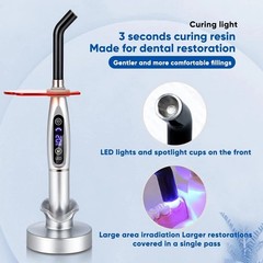 Wireless Cordless LED Dental Curing Light Lamp Teeth Whitening