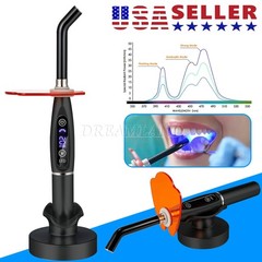 Dental Wireless Cordless LED Cure Curing Light Lamp 2000mw 5W Tool Resin Cure US