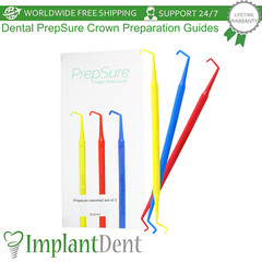 Dental PrepSure Crown Preparation Guides 3pcs Dentistry Restorative Instrument