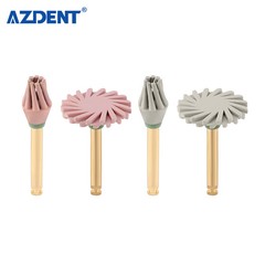 4 Pc Dental Composite Polishing Wheel Silicone Diamond CA2.35MM for Contra Angle