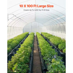 10 Mil Plastic Sheeting 10 X 100Ft., Heavy Duty Drop Cloth Tarp, Double-Sided Bl
