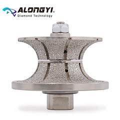 V-Shape 40mm1-1/2″ Full Bullnose Rough Diamond Profiler with 5/8-11 Threads