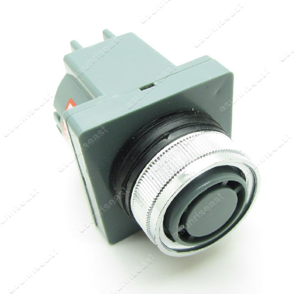 AC220V Panel Alarm Buzzer High Power 80dB Hole 30mm Continuous Sound HRB-PS30
