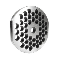 #32 Grinder plate with 3/8″ Holes and 2 Flat Edges. Fits Butcher Boy Grinders