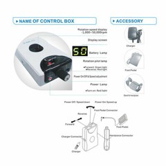 Dental Portable Brushless Micromotor Polisher 50K RPM Electric Micro Motor MM-II