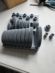 Atlas 618 Lathe Craftsman 109 Gear Set 3D Printed 17 Gears/Spacers &Storage Tray