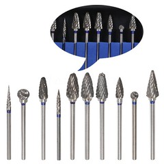 10 Pcs Dental Lab Tungsten Steel Carbide Burs Polishing Bur Drills HP 2.35mm