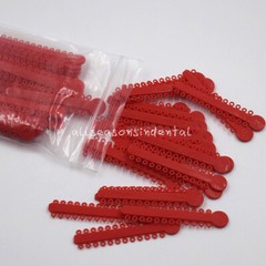 1040 Dental Orthodontic Ligature Ties Elastic Rubber Band Elastomeric Ligaduras