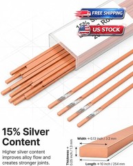 20 Sticks 15% Silver Brazing Rods for HVAC, Air Conditioning, Refrigeration