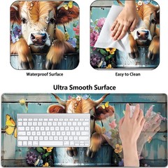 Large Gaming Mouse Pad+ Keyboard 31.5 x 11.8 inches, Yvb-mousepad-9-f-172