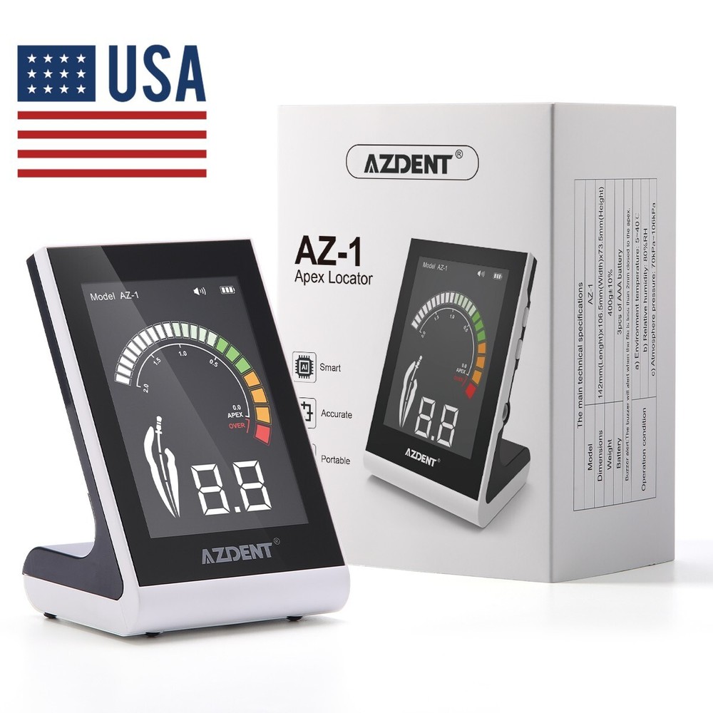 AZDENT Dental Endodontic Electronic Apex Locator Root Canal Measuring AZ-1 USA