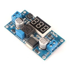 LM2596 DC 4.0-40 to 1.3-37V Adjustable Step-Down Buck Power Module + Voltmeter