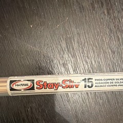 26 rods Harris Stay-Silv 15 Phos-Copper Silver Brazing Rod 18 in AWS BCuP-5