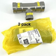 Viega 1-1/2″ x 1-1/2″ x 1″ MegaPressG #25371
