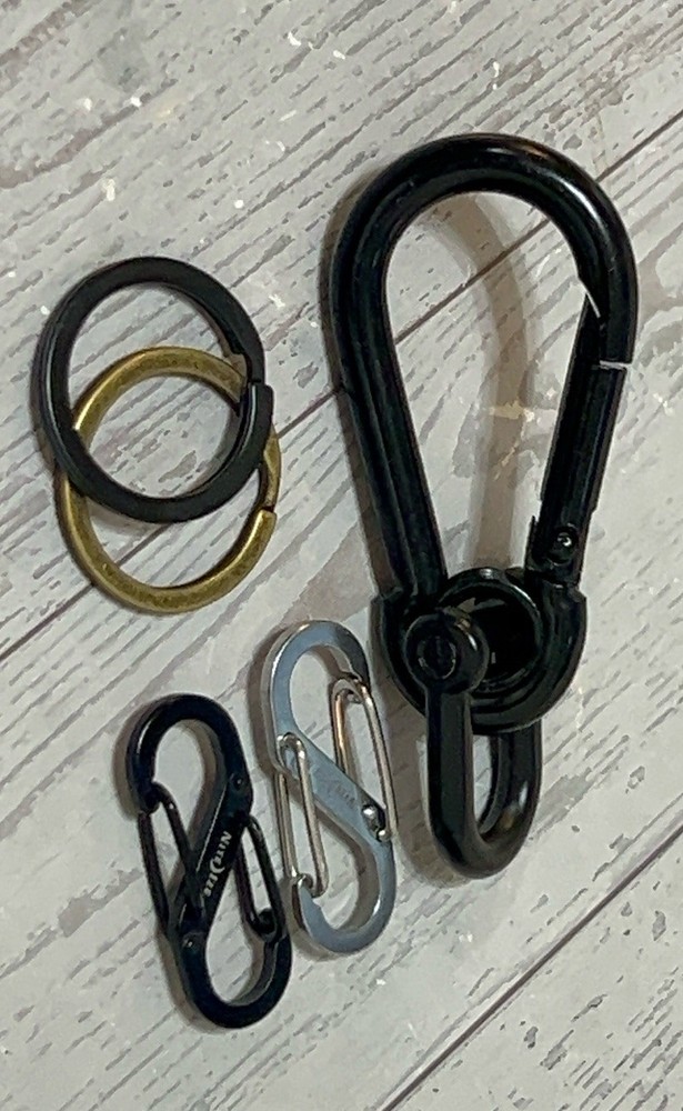 EDC Keychain Carabiner/Anchor Shackle D Screw/Nite Ize S-Biner Designs