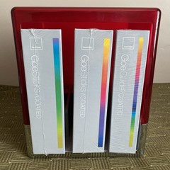 Pantone GEO System Red Cube 3 Sealed Books Fan Guide Color Coated Sticks Palette