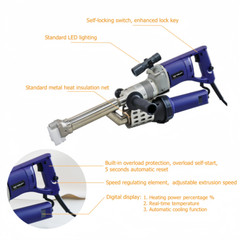 WELDY Booster EX3Plus 230V Digital Speed Adjustment Welding Gun Extrusion Welder