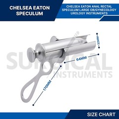 2 Chelsea Eaton Anal Rectal Speculum Set Small & Large OB/GYN Urology German GR