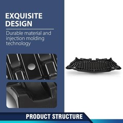 Front Engine Splash Shield for C300 2016-2021 2055200000-PFM Black