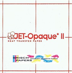 INKJET TRANSFER PAPER FOR DARK FABRIC: NEENAH “JET OPAQUE II” (8.5″X11″) 100 CT