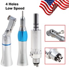 USA Dental Slow Low Speed E-type Air Motor Micromotor 2/4 Hole silver