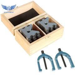 Multi-Use 2-3/8″ x 2-3/4″ x 2″ V-Block and Clamp Set Hardened Steel Precision