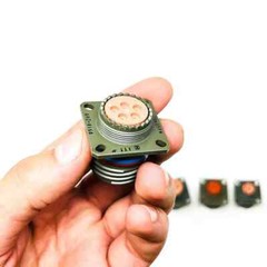 4 pcs ITT Matrix Circular Connector D38999/20WD5PN MS2746611585P D38999/20WC98SA