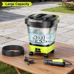 Portable Max 72 PSI Hand Sprayer, Cordless Garden Sprayer with 2000mAh Battery,