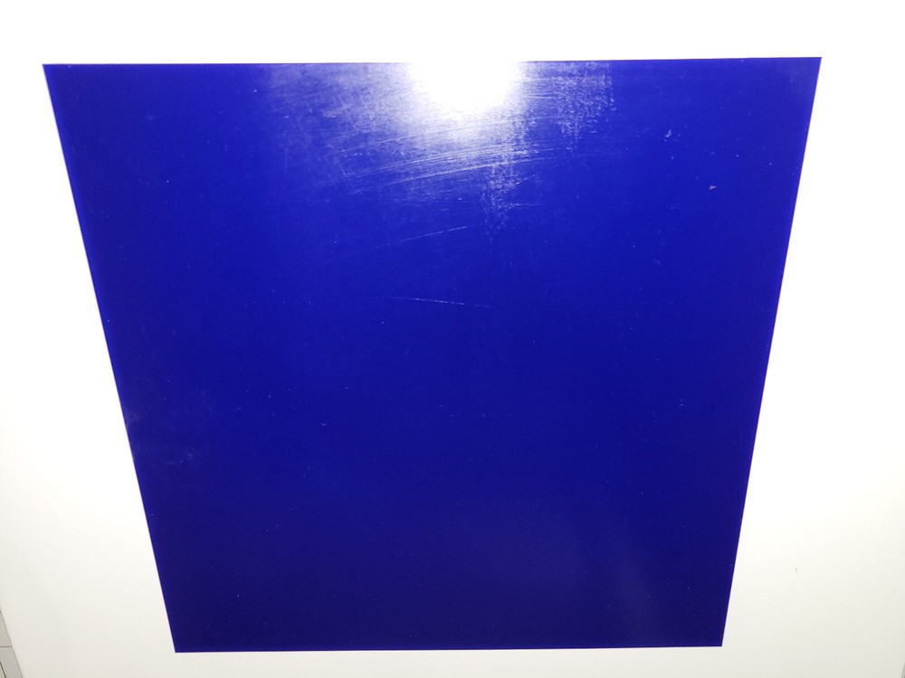 1/8″ x 12″ X 12″ URETHANE / POLYURETHANE 90 A DARK BLUE SHEET