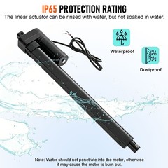 DC 12V Linear Actuator Heavy Duty 2″~40″ Long Stroke 5mm/s 36in 3000N Waterproof