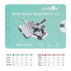 AZDENT Dental Orthodontic MIM Monoblock Brackets Braces Mini Roth/MBT Hooks 345