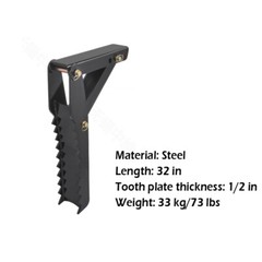 Landhonor 32/36in Excavator Thumb Universal Steel Plate Claw for Backhoe