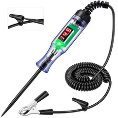 Automotive Test Light with 3-48V LED Digital Display, Automotive Circuit Tester