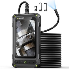 Borescope Inspection Camera 1080P Industrial Endoscope 4.3′ HD Screen 16.5 FT