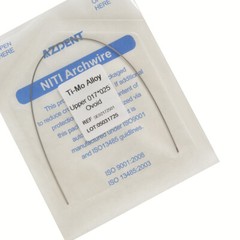 Dental Ortho TMA Titanium Molybdenum Alloy Arch Wires 19*25/17*25 Upper/Lower