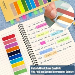 Sticky Tabs 2400 pcs Book Tabs for Page Markers Transparent Annotation supplies