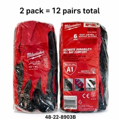 Coated Gloves, Nitrile, Sandy, Palm, Not Rated Abrasion Level, Red, XL 12 PK