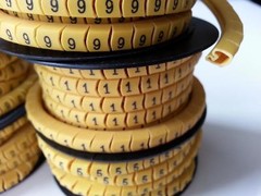 3500 pcs Soft PVC Power Wire Number Marker Set No. 0 ~ 9