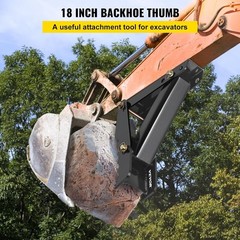 Professional Grade Bolt-On Backhoe Thumb – High Shear Strength Steel Design