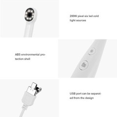 Cámara dental USB intraoral Imágenes digitales Endoscopio intra oral 8 Cámara HD