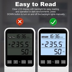 Upgraded Watt Meter Home Energy Monitor Plug Electricity Usage Kill A Watt