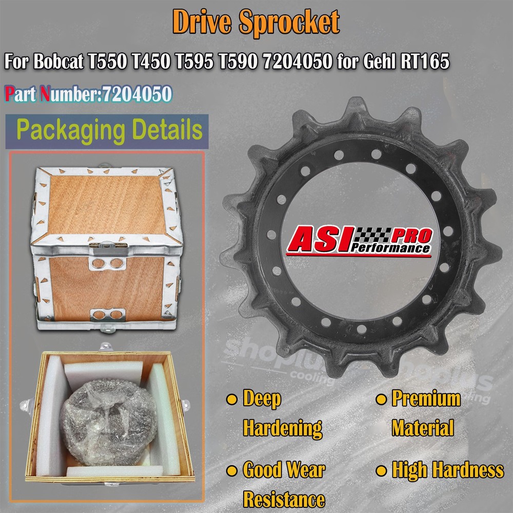 Drive Sprocket for Bobcat T550 T450 T595 T590 7204050 for Gehl RT165